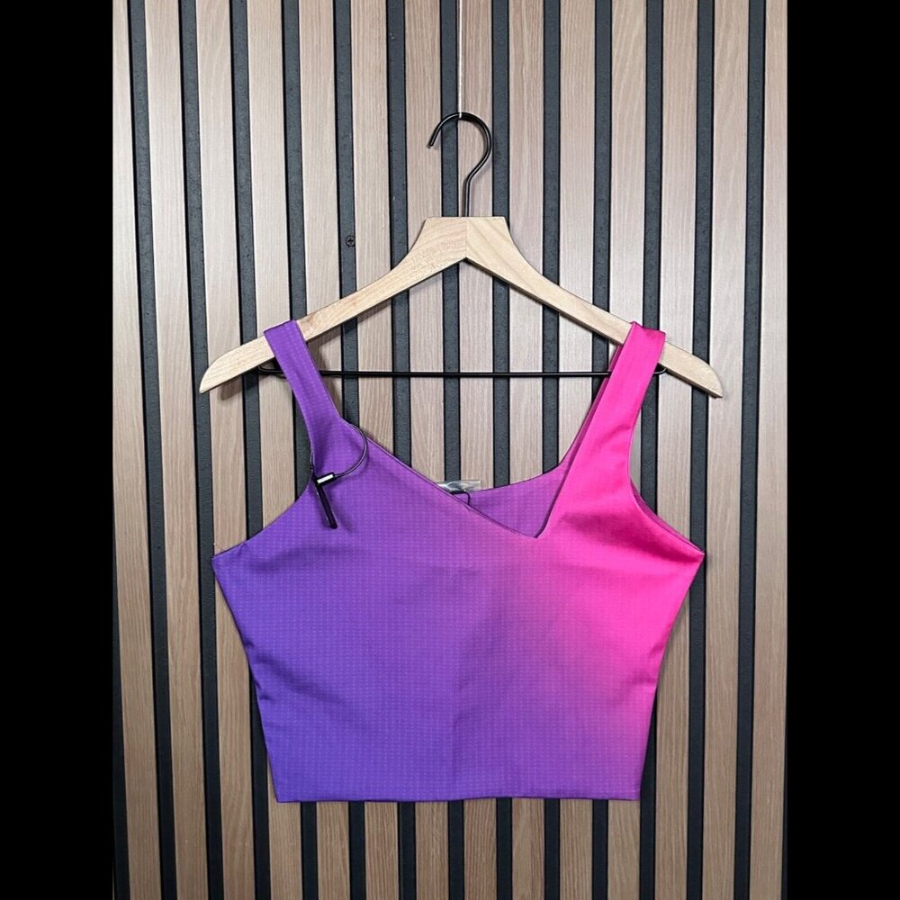 New Euphoria Tank Top Medium WMNS Wear Purple Pink Colorblock Asymmetrical
